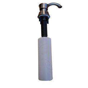 Delta Pilar Sink Mounted Metal Soap Dispenser in Stainless